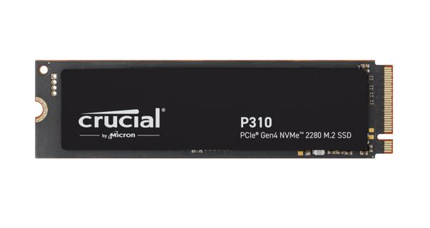 Crucial P310 4TB Gen4 2280 NVMe SSD 7100/6000 MB/s R/W 800TBW 1000K/1000K IOPS 1.5M hrs MTTF Full-Drive Encryption M.2 PCIe4 5yrs ~CT4000P3PSSD8 Crucial P310 4TB Gen4 2280 NVMe SSD 7100/6000 MB/s R/W 800TBW 1000K/1000K IOPS 1.5M hrs MTTF Full-Drive Encryption M.2 PCIe4 5yrs ~CT4000P3PSSD8